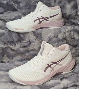 NEW Asics Netburner Ballistic FF MT 3 White / Watershed Rose size 10 Volleyball